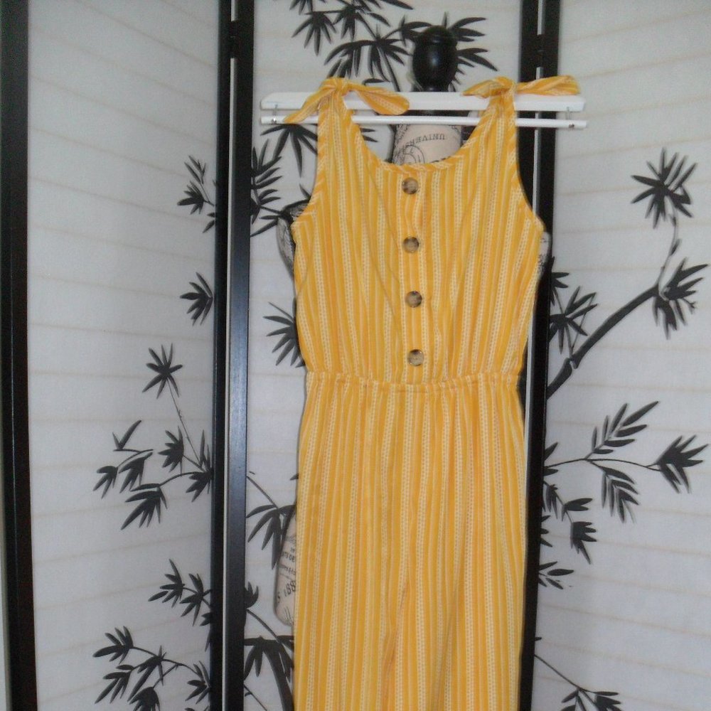 Girls golden pant jumper